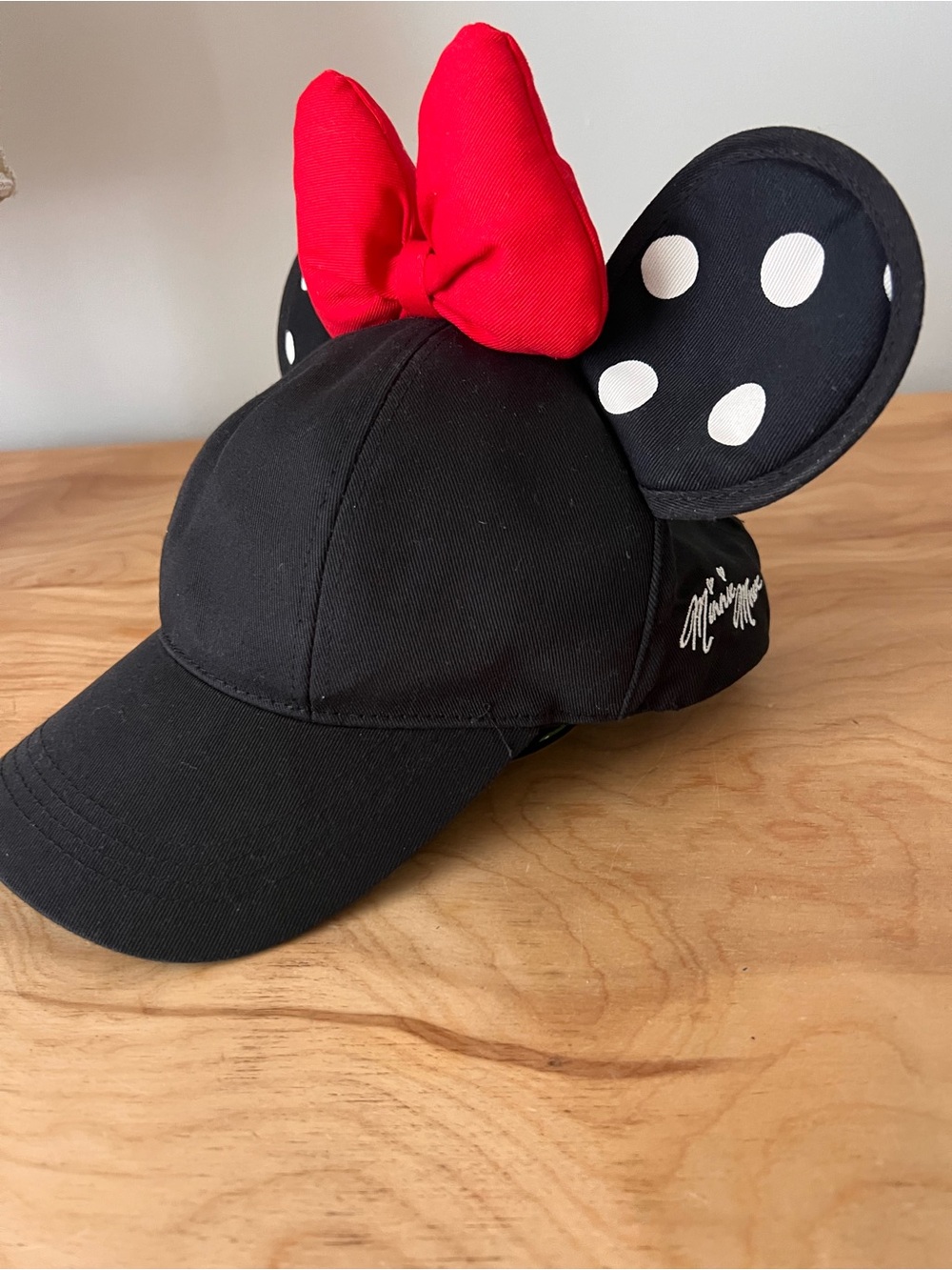 Disney Parks Minnie Mouse Ears SnapBack Cap NWOT